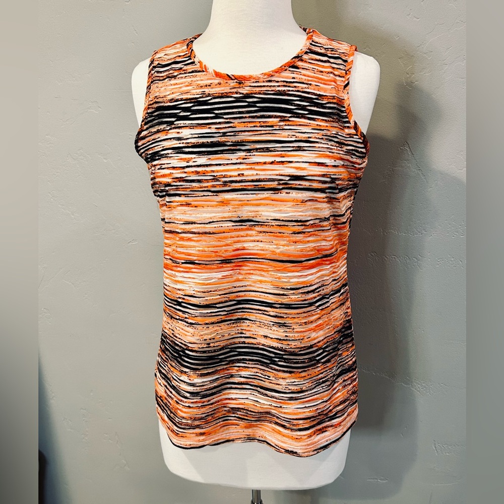 NWOT Kasper Stretch sleeveless Crew Neck Tank